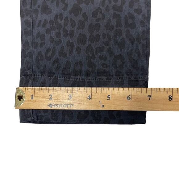 Pistola Wild Night Leopard Print Cropped Jeans Size 27 - Picture 7 of 14